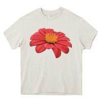 Cream del sol sunflower Heavy Core Tee - LillyAllenDesigns