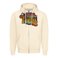 Sandshell trick or treat white Zipper Hoodie - JahusDesignShop