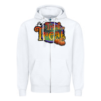 White trick or treat white Zipper Hoodie - JahusDesignShop