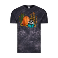Cloud Black sunflower cactus pumpkin fall Vintage Tee - RanaPortraitStore