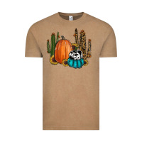 Vintage Coffee sunflower cactus pumpkin fall Vintage Tee - RanaPortraitStore