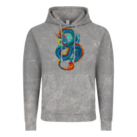 Cloud Rock blue dragon Vintage Hoodie - RanaPortraitStore