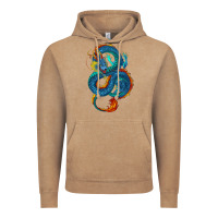 Vintage Coffee blue dragon Vintage Hoodie - RanaPortraitStore