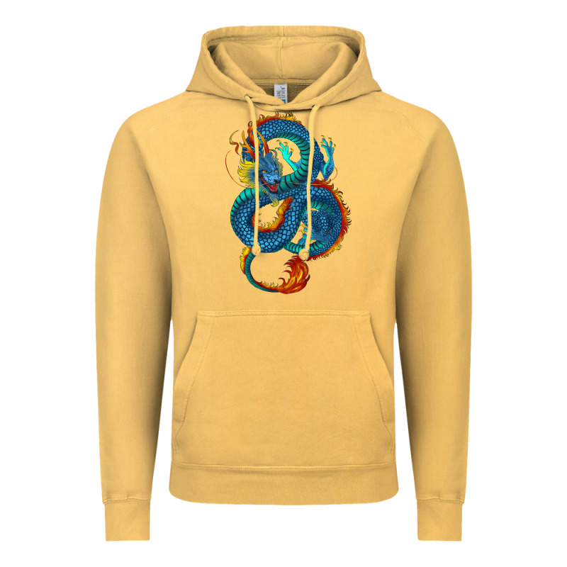 Blue Dragon Vintage Hoodie by RanaPortraitStore | Teevron
