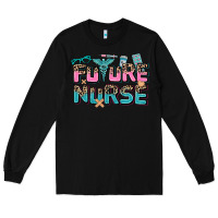 Black future nurse Long Sleeve Tee - AdoDesignShop