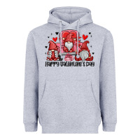 Heather Grey happy valentine's day Heavyweight Hoodie - MaliasSmallBusiness