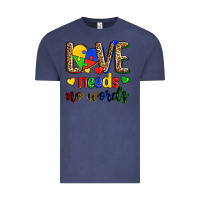 Vintage Denim love needs no words Vintage Tee - Zillion Design Studio
