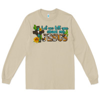 Mushroom let me tell you about my jesus Long Sleeve Tee - AdoDesignShop