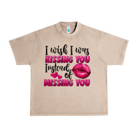 French Oak i wish i was kissing you instead of missing you Urban Heavy Tee - FaDigitalArtStudio