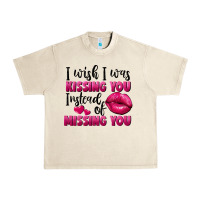 Sandshell i wish i was kissing you instead of missing you Urban Heavy Tee - FaDigitalArtStudio