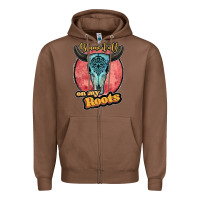 Chestnut blame it all on my roots black Zipper Hoodie - JahusDesignShop