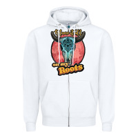 White blame it all on my roots black Zipper Hoodie - JahusDesignShop