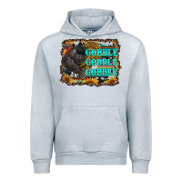 Heather Grey gobble gobble gobble Urban Hoodie - RanaPortraitStore