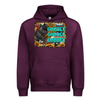 Mauve Wine gobble gobble gobble Urban Hoodie - RanaPortraitStore