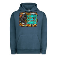 Pigment Midnight Navy gobble gobble gobble Urban Hoodie - RanaPortraitStore