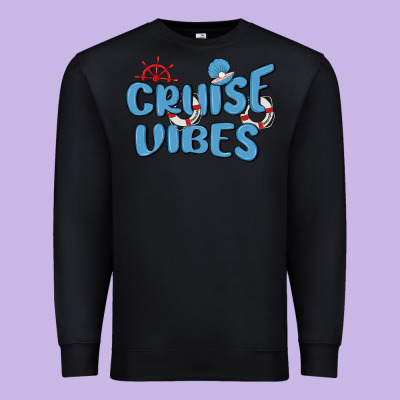 Cruise Vibes Premium Sweatshirt Designed By Maliassmallbusiness