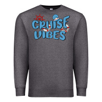 Charcoal Heather cruise vibes Premium Sweatshirt - MaliasSmallBusiness
