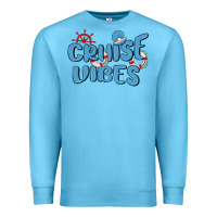 Ocean Blue cruise vibes Premium Sweatshirt - MaliasSmallBusiness