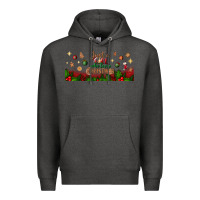 Charcoal Heather just a girl who loves christmas libbey glass Premium Hoodie - BundleAndBundleShop