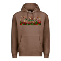 Chestnut just a girl who loves christmas libbey glass Premium Hoodie - BundleAndBundleShop