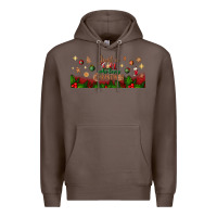 Coffee just a girl who loves christmas libbey glass Premium Hoodie - BundleAndBundleShop