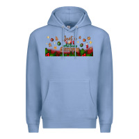Colony Blue just a girl who loves christmas libbey glass Premium Hoodie - BundleAndBundleShop