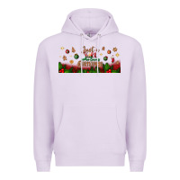 Lilac just a girl who loves christmas libbey glass Premium Hoodie - BundleAndBundleShop