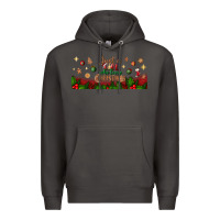 Smoke just a girl who loves christmas libbey glass Premium Hoodie - BundleAndBundleShop