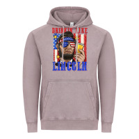 Vintage Zinc drinking like lincoln Vintage Hoodie - texasbilliewilder