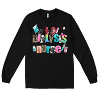 Black dialysis nurse Long Sleeve Tee - AdoDesignShop