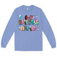 Colony Blue dialysis nurse Long Sleeve Tee - AdoDesignShop
