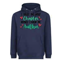 Navy capter author Heavyweight Hoodie - MaliasSmallBusiness
