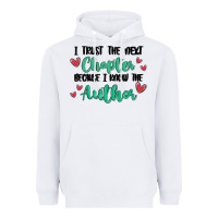 White capter author Heavyweight Hoodie - MaliasSmallBusiness