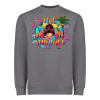 Storm hot mom summer with messy bun Heavyweight Sweatshirt - texasbilliewilder