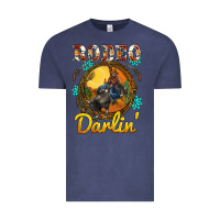 Vintage Denim western rodeo darlin' sunset sunflowers weapon Vintage Tee - BarkalooDesign