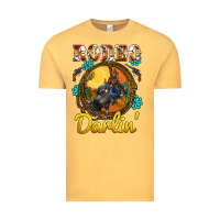 Vintage Mustard western rodeo darlin' sunset sunflowers weapon Vintage Tee - BarkalooDesign
