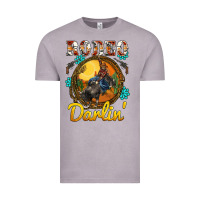 Vintage Zinc western rodeo darlin' sunset sunflowers weapon Vintage Tee - BarkalooDesign