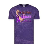 Cloud Purple Pancreatic Cancer Warrior Vintage Tee - texasbilliewilder