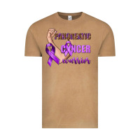 Pancreatic Cancer Warrior Vintage Tee | Teevron