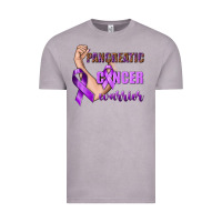 Vintage Zinc Pancreatic Cancer Warrior Vintage Tee - texasbilliewilder