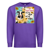 Purple not today heifer Premium Sweatshirt - MaliasSmallBusiness