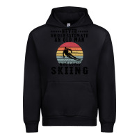 Black Never Underestimate An Old Man Who Loves Skiing Urban Hoodie - Bettercallsaul