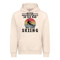 Sandshell Never Underestimate An Old Man Who Loves Skiing Urban Hoodie - Bettercallsaul