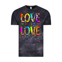 Cloud Black love is love Vintage Tee - Zillion Design Studio