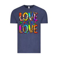 Vintage Denim love is love Vintage Tee - Zillion Design Studio