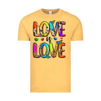 Vintage Mustard love is love Vintage Tee - Zillion Design Studio