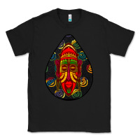 Black african masks teardrop  6 Classic Tee - BundleAndBundleShop