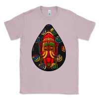 Lilac african masks teardrop  6 Classic Tee - BundleAndBundleShop