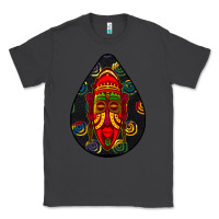 Smoke african masks teardrop  6 Classic Tee - BundleAndBundleShop