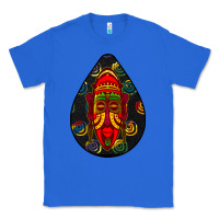 True Royal african masks teardrop  6 Classic Tee - BundleAndBundleShop